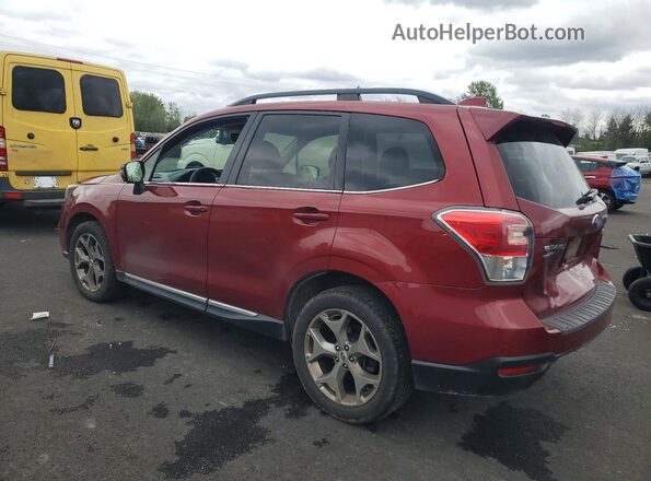 JF2SJATC4HH418285 2017 SUBARU FORESTER Красный Задняя левая четверть