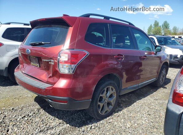 JF2SJATC4HH418285 2017 SUBARU FORESTER Красный Задняя правая четверть