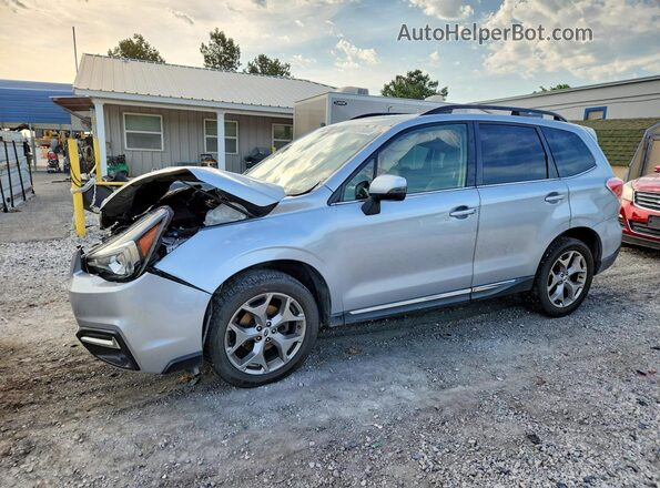 JF2SJATCXHH434877 2017 SUBARU FORESTER Серебряный Передняя левая четверть