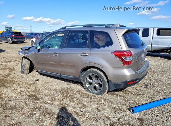 JF2SJAVC0GH458567 2016 SUBARU FORESTER Желто-коричневый Задняя левая четверть
