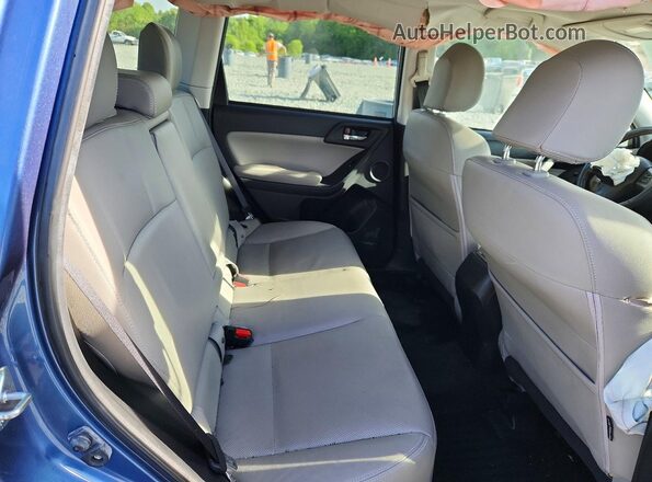 JF2SJAVC3GH416300 2016 SUBARU FORESTER Blue Вид задніх сидінь