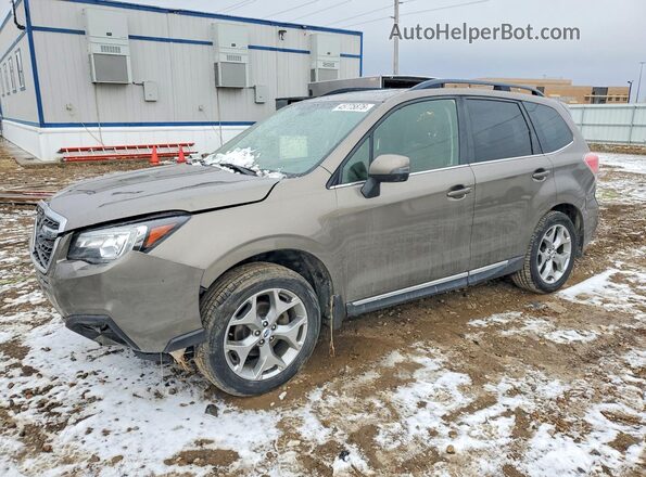 JF2SJAWC0HH447388 2017 SUBARU FORESTER 2.5I TO Желто-коричневый Передняя левая четверть