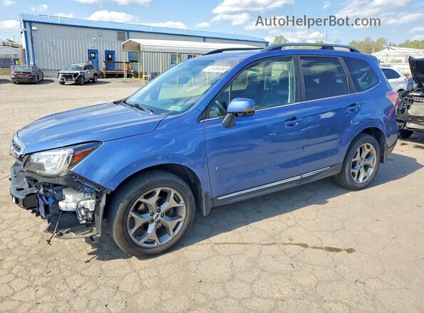 JF2SJAWC0HH453630 2017 SUBARU FORESTER Blue Vista tres cuartos delantera izquierda