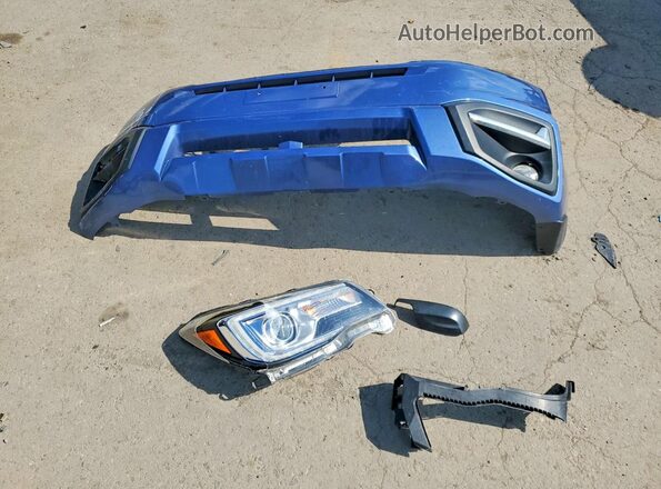 JF2SJAWC0HH453630 2017 SUBARU FORESTER Blue Vista de la etiqueta del VIN