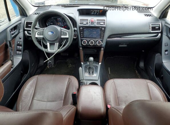 JF2SJAWC0HH596271 2017 SUBARU FORESTER Brown Вид панелі приладів