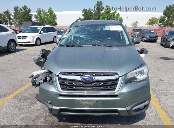 JF2SJAWC6JH517465 2018 SUBARU FORESTER Зеленый Вид задней части салона