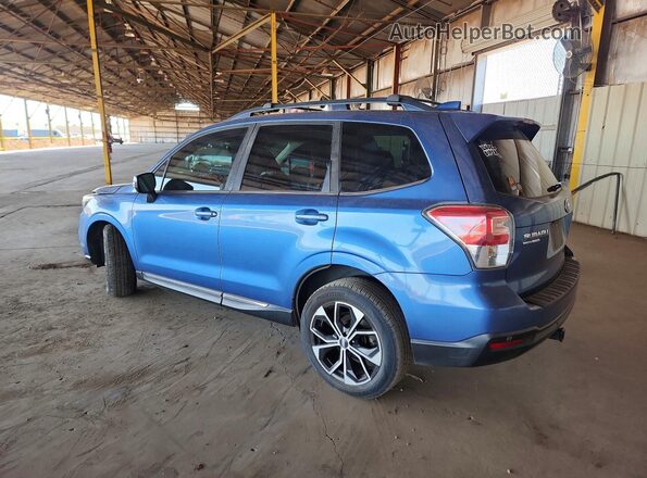 JF2SJAWC7HH457318 2017 SUBARU FORESTER Синий Задняя левая четверть