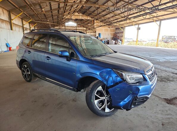 JF2SJAWC7HH457318 2017 SUBARU FORESTER Синий Передняя правая четверть
