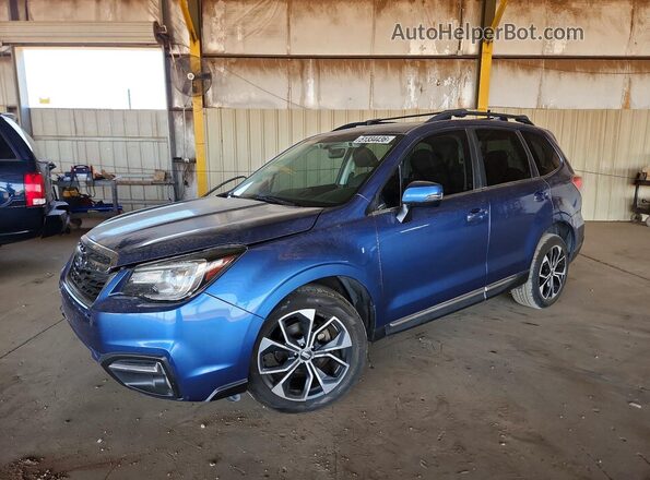 JF2SJAWC7HH457318 2017 SUBARU FORESTER Синий Передняя левая четверть