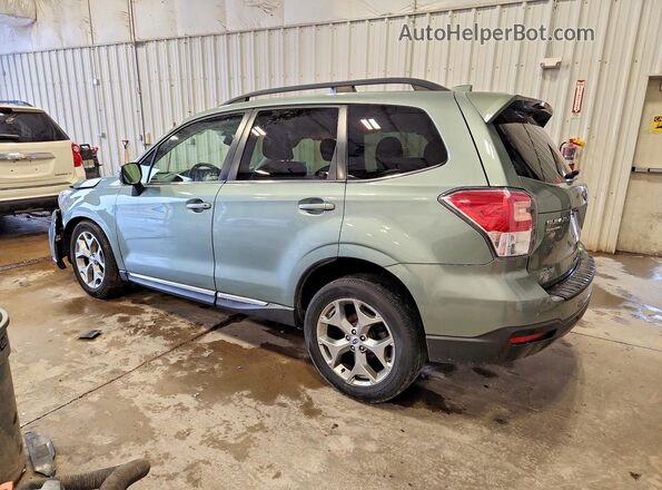 JF2SJAWC9HH424207 2017 SUBARU FORESTER Зеленый Задняя левая четверть