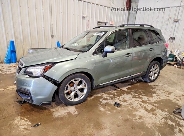 JF2SJAWC9HH424207 2017 SUBARU FORESTER Зеленый Передняя левая четверть