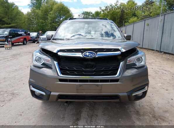 JF2SJAWC9HH800873 2017 SUBARU FORESTER Beige Widok wnętrza z tyłu