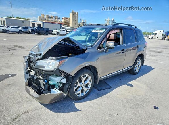 JF2SJAWCXJH410399 2018 SUBARU FORESTER 2.5I TO Tan Vista tres cuartos delantera izquierda