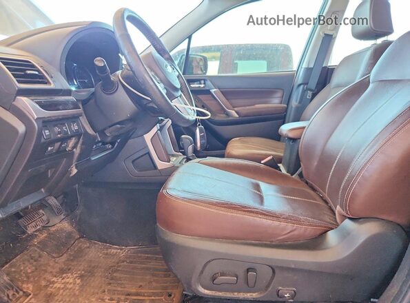 JF2SJAWCXJH443502 2018 SUBARU FORESTER Черный Вид салона спереди