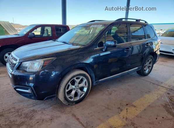 JF2SJAWCXJH443502 2018 SUBARU FORESTER Черный Передняя левая четверть
