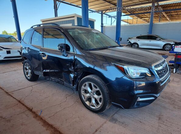 JF2SJAWCXJH443502 2018 SUBARU FORESTER Черный Передняя правая четверть