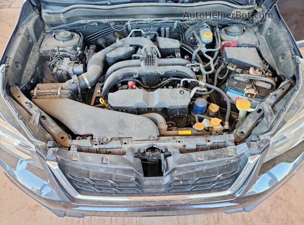 JF2SJAWCXJH443502 2018 SUBARU FORESTER Черный Вид подкапотного пространства