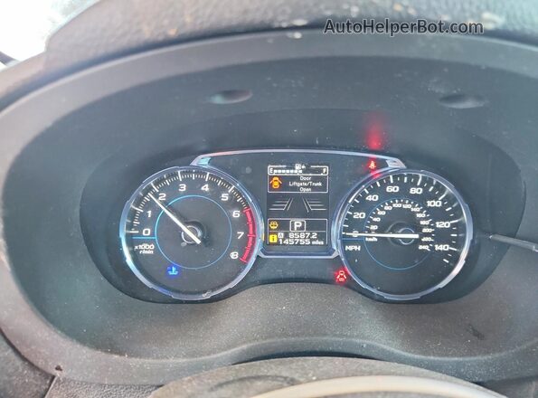 JF2SJAWCXJH443502 2018 SUBARU FORESTER Черный Вид щитка приборов