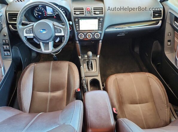 JF2SJAWCXJH443502 2018 SUBARU FORESTER Черный Вид панели приборов