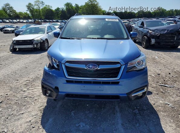 JF2SJAWCXJH483773 2018 SUBARU FORESTER Синий Вид спереди