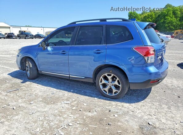 JF2SJAWCXJH483773 2018 SUBARU FORESTER Синий Задняя левая четверть