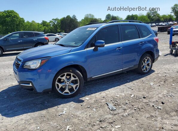 JF2SJAWCXJH483773 2018 SUBARU FORESTER Синий Передняя левая четверть