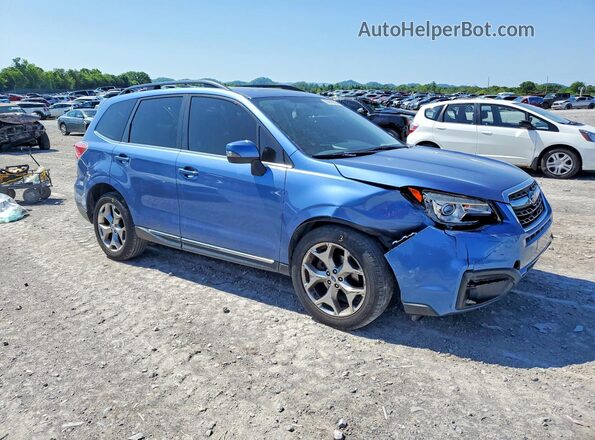JF2SJAWCXJH483773 2018 SUBARU FORESTER Синий Передняя правая четверть