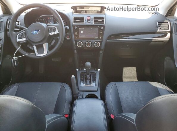 JF2SJAWCXJH483773 2018 SUBARU FORESTER Синий Вид панели приборов