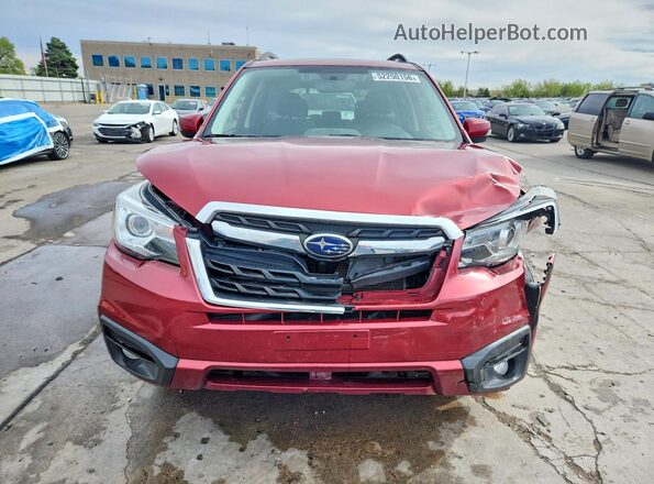 JF2SJAWCXJH548282 2018 SUBARU FORESTER Red Front view