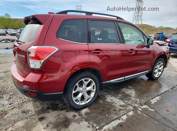JF2SJAWCXJH548282 2018 SUBARU FORESTER Red Rear right