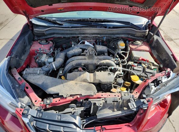 JF2SJAWCXJH548282 2018 SUBARU FORESTER Red Engine compartment view
