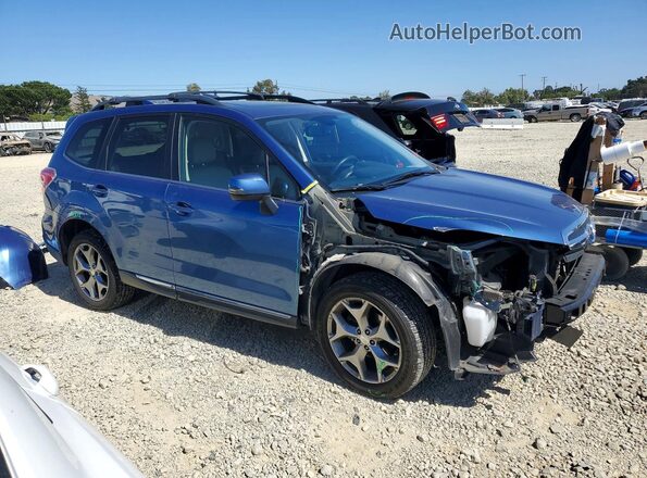 JF2SJAXC0GH544166 2016 SUBARU FORESTER Blue Передня права чверть