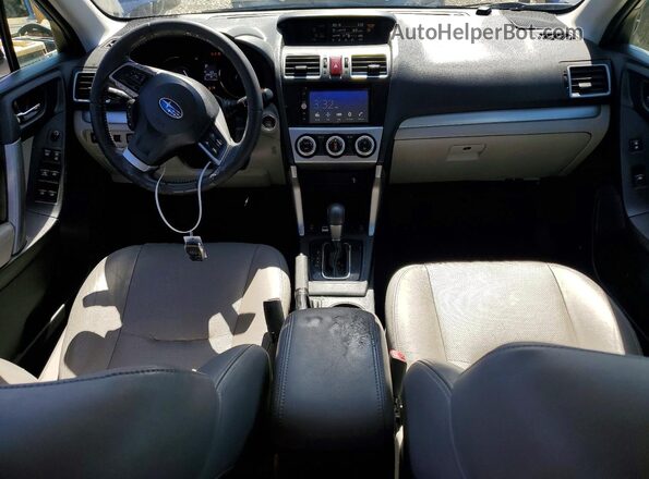 JF2SJAXC0GH544166 2016 SUBARU FORESTER Blue Вид панелі приладів