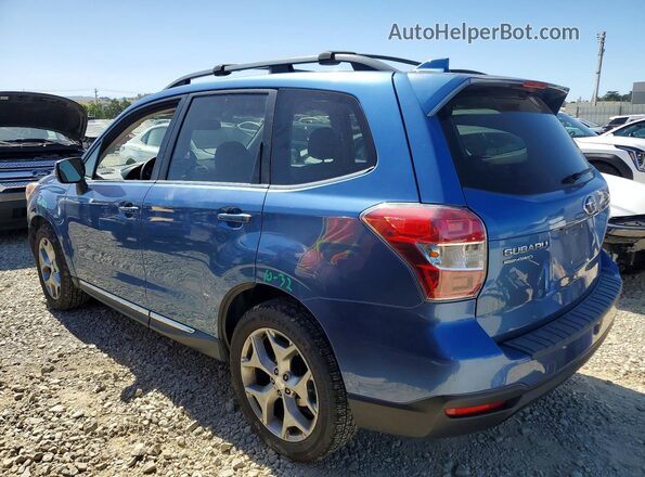 JF2SJAXC0GH544166 2016 SUBARU FORESTER Blue Задня ліва чверть