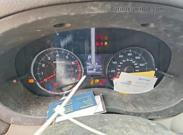 JF2SJAXC1GH436784 2016 SUBARU FORESTER Черный Вид щитка приборов