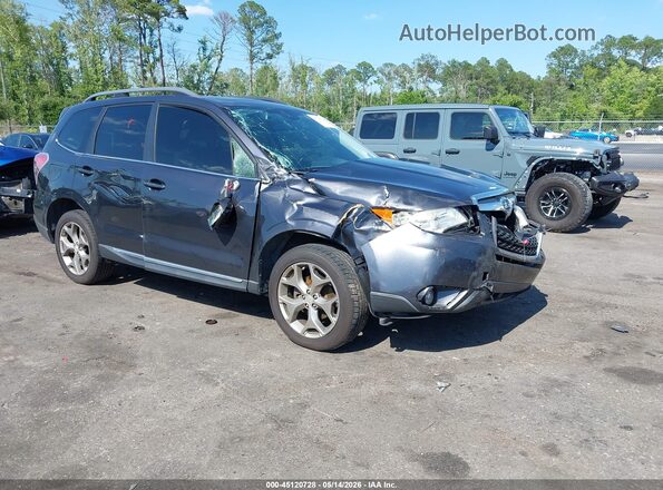 JF2SJAXC4GH543215 2016 SUBARU FORESTER Blue Передня права чверть