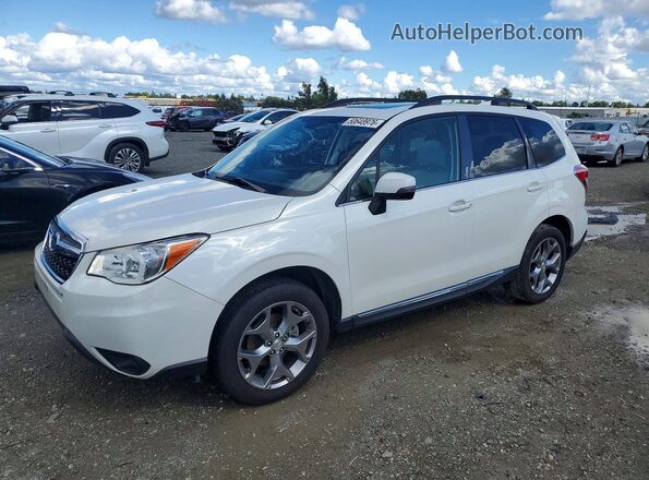 JF2SJAXC9GH456281 2016 SUBARU FORESTER Белый Передняя левая четверть