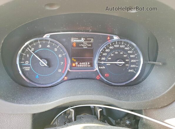 JF2SJEJC7HG587801 2017 SUBARU FORESTER Белый Вид щитка приборов