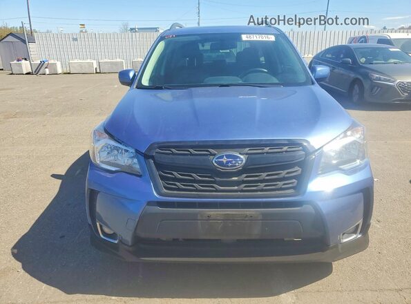 JF2SJGDC9GH524439 2016 SUBARU FORESTER Blue Vista frontal
