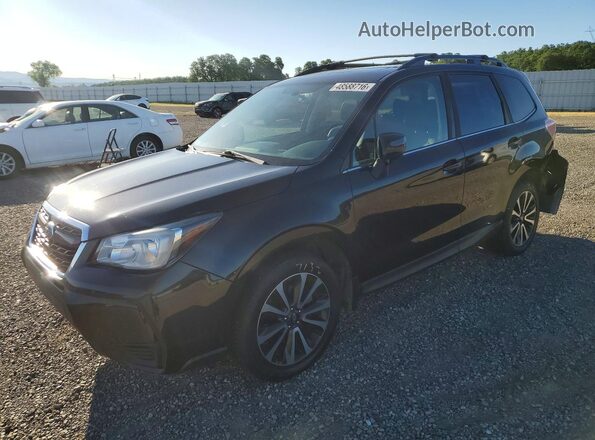 JF2SJGEC2JH415939 2018 SUBARU FORESTER2. Black Przód lewy