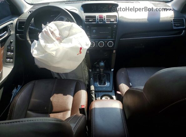 JF2SJGTC3HH538436 2017 SUBARU FORESTER Белый Вид панели приборов