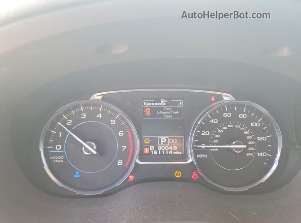 JF2SJGTC3HH538436 2017 SUBARU FORESTER Белый Вид щитка приборов