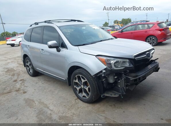 JF2SJGVC5GH551264 2016 SUBARU FORESTER2. Серебряный Передняя правая четверть