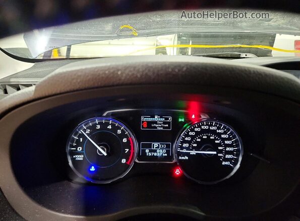 JF2SJHSC4HH415767 2017 SUBARU FORESTER Gray ხელსაწყოთა პანელის ხედი