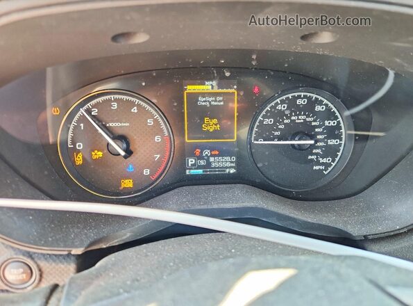JF2SKACC3KH405337 2019 SUBARU FORESTER Серебряный Вид щитка приборов