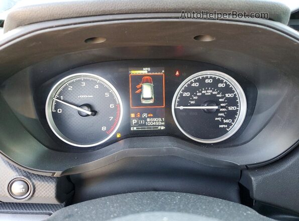JF2SKADC0NH461285 2022 SUBARU FORESTER Black Вид щитка приладів