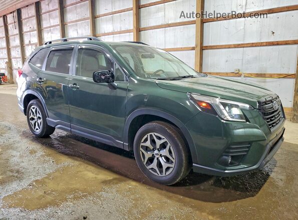 JF2SKADC4RH503219 2024 SUBARU FORESTER Зеленый Передняя правая четверть