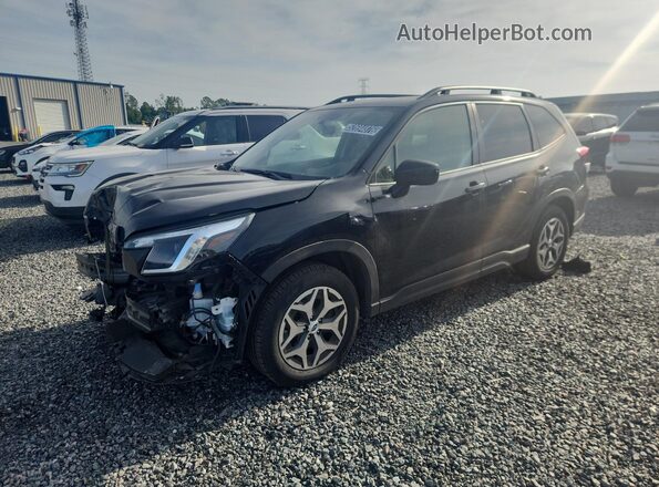 JF2SKADCXRH457217 2024 SUBARU FORESTER Черный Передняя левая четверть