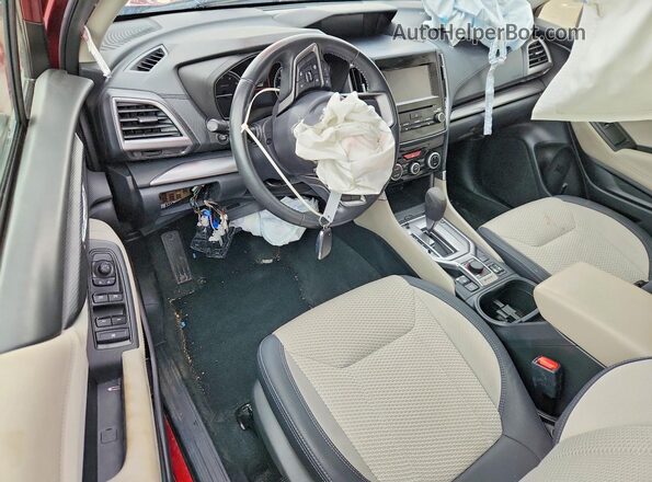 JF2SKAEC2PH446207 2023 SUBARU FORESTER Red Widok deski rozdzielczej