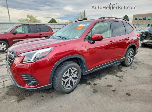 JF2SKAEC2PH446207 2023 SUBARU FORESTER Red Przód lewy